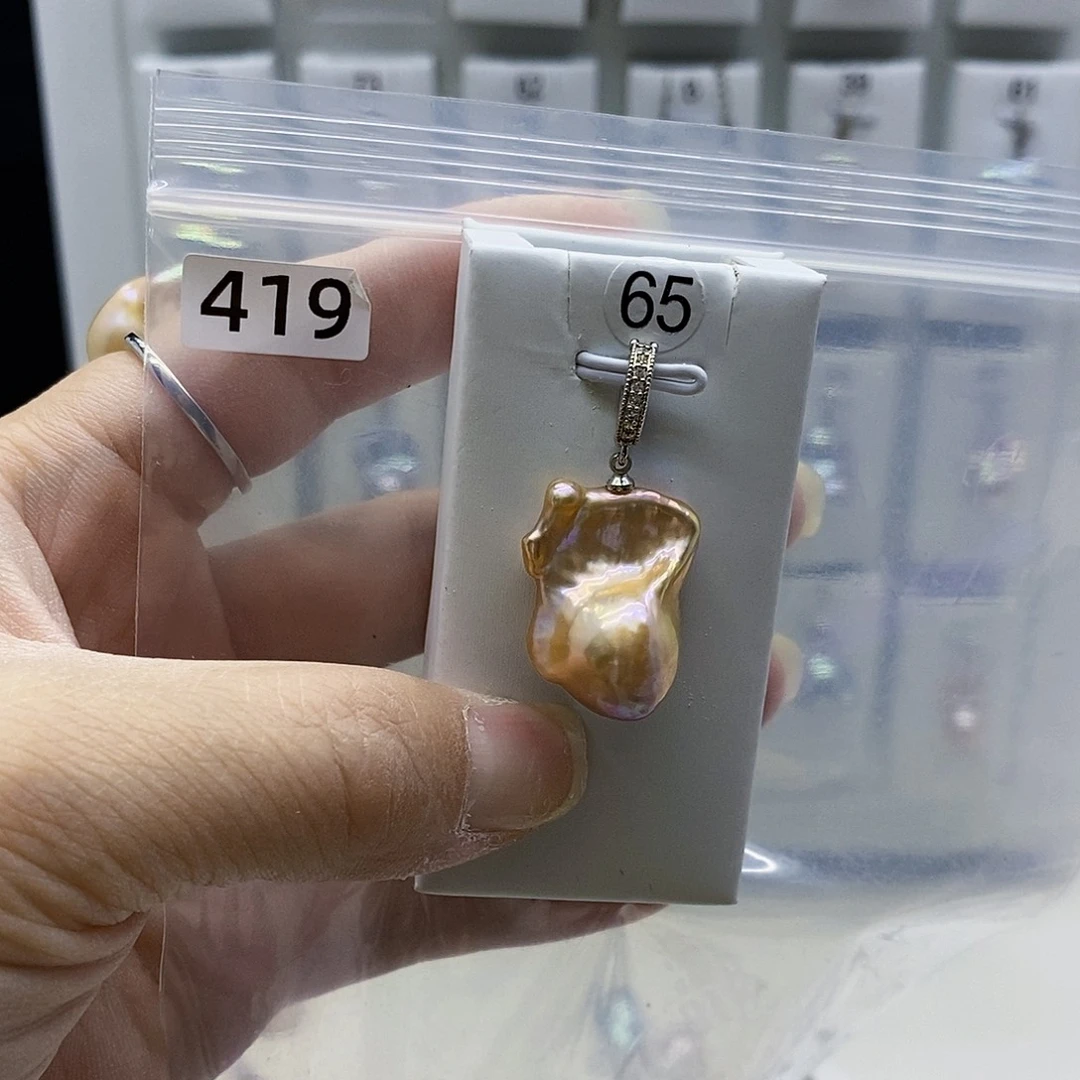 颈饰合金淡水珍珠