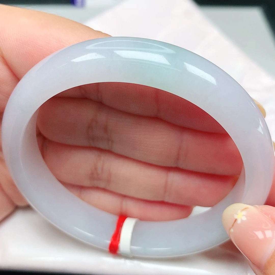 未镶嵌手镯翡翠23细腻浅色