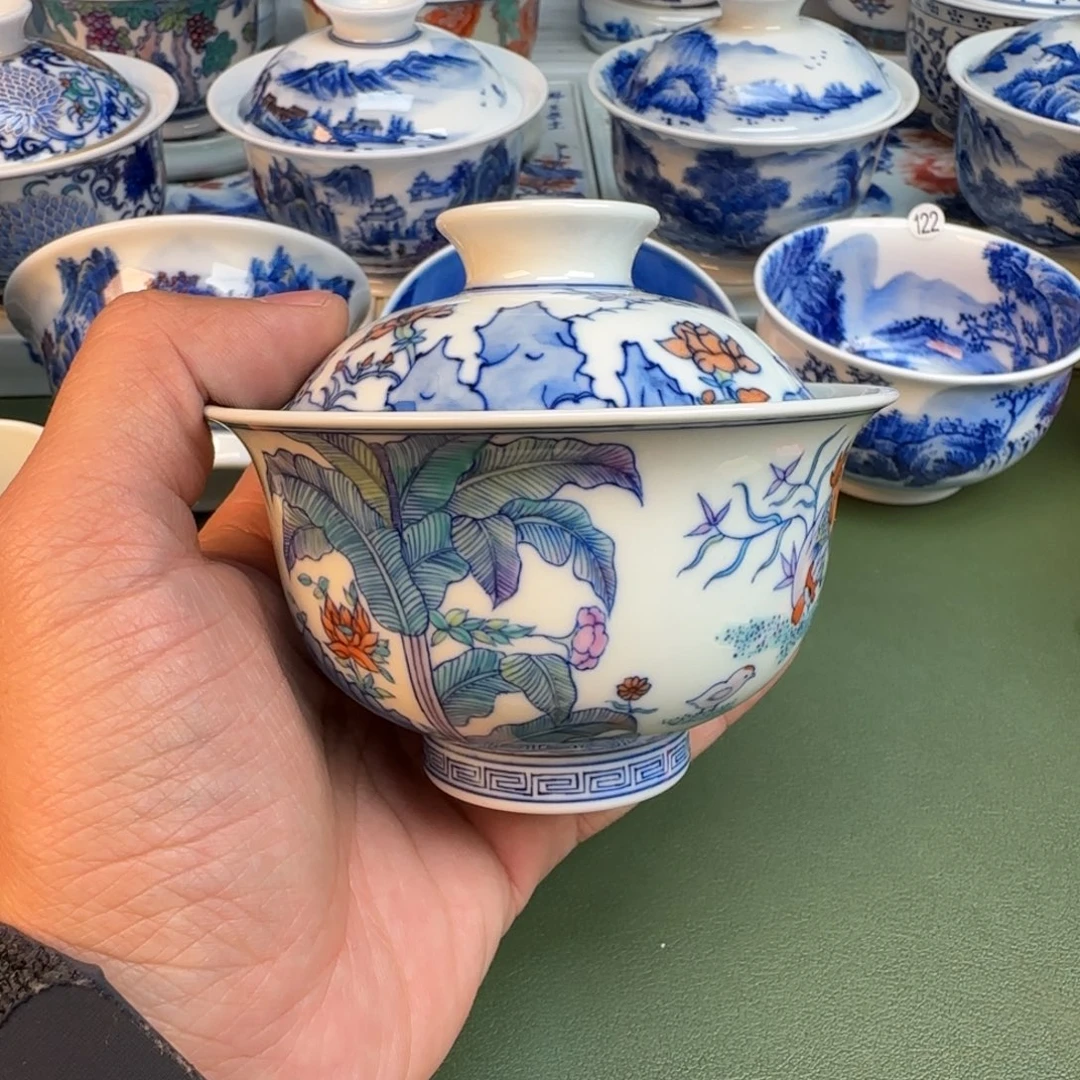 小***坦陶纯手工纯手绘茶具385