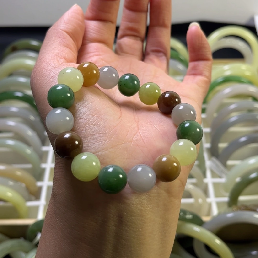 和田玉未镶嵌手链