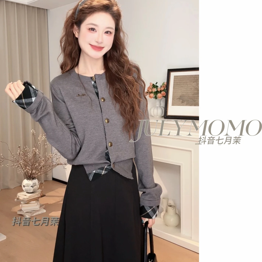 针织毛衣秋冬季2025新款巨好看冬装高级感穿搭上衣9560