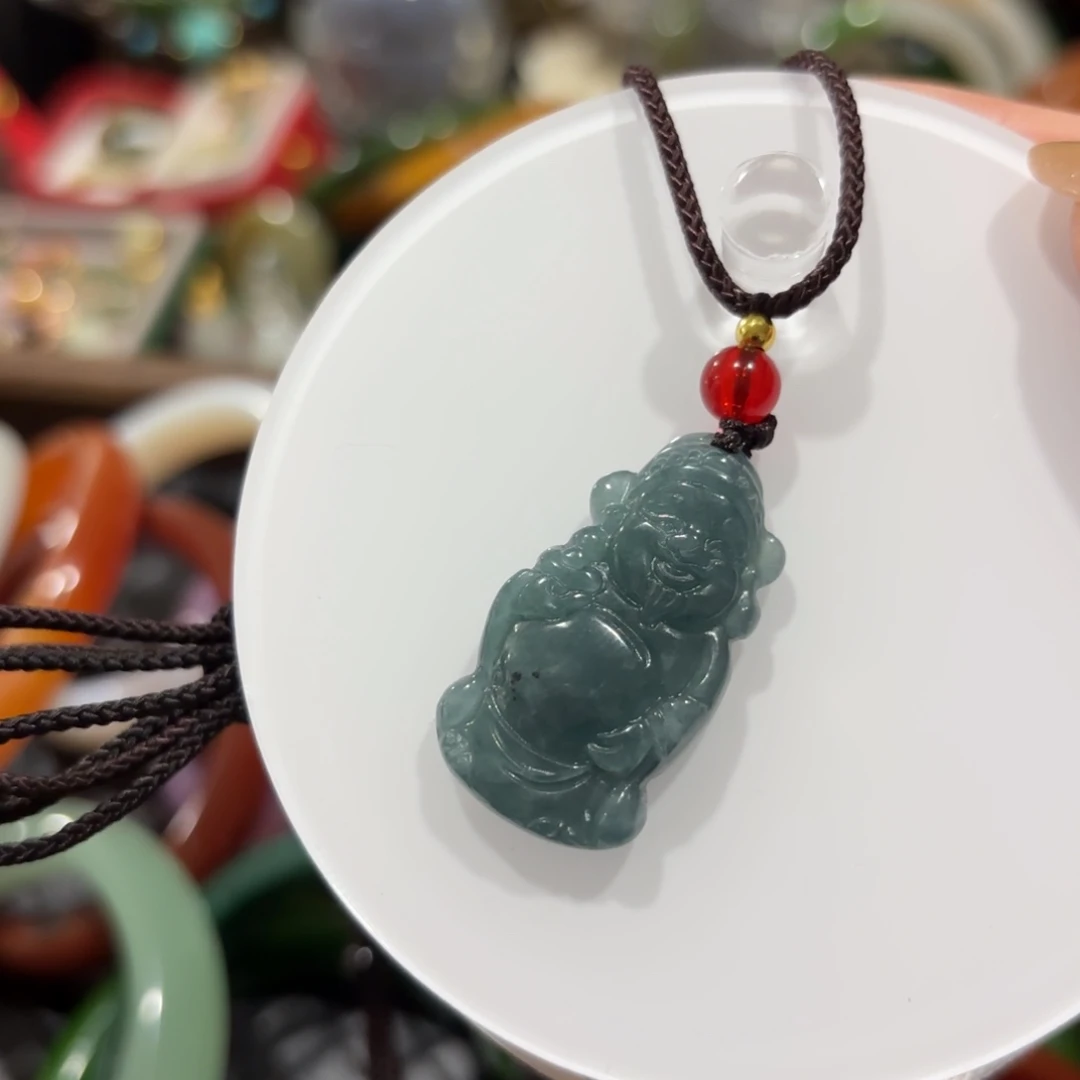 翡翠未镶嵌颈饰58566