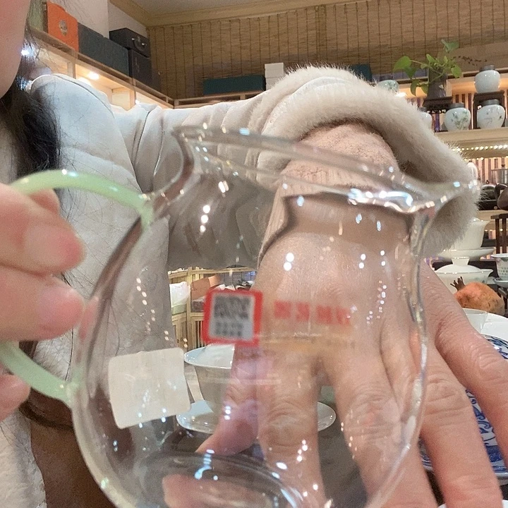 耐高温玻璃公杯双越