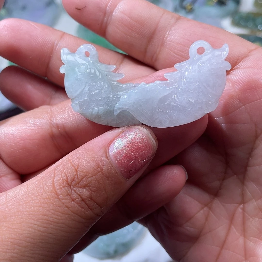 颈饰未镶嵌翡翠翡玉缘翡翠