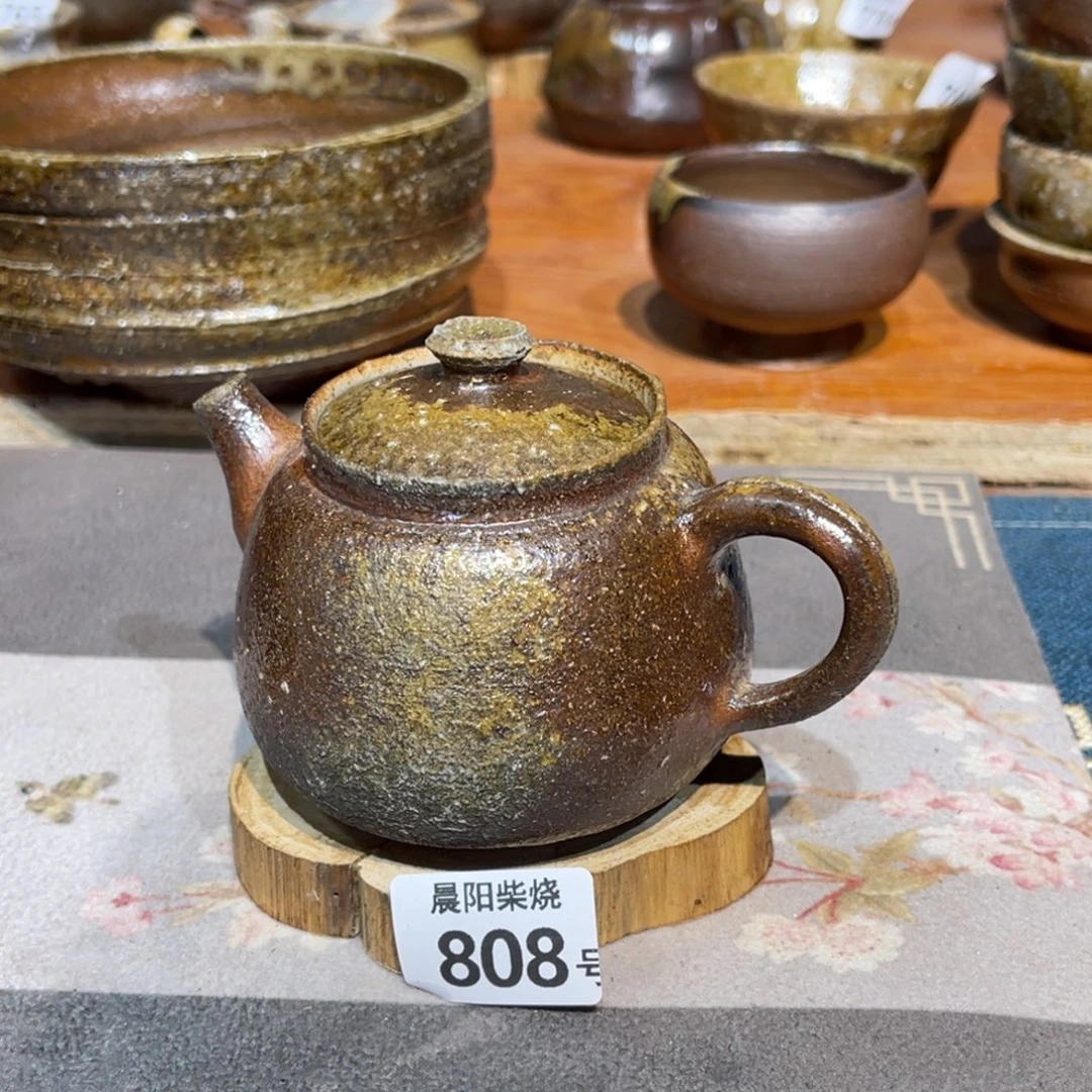 尚佤柴烧茶器，170毫升，底小磕