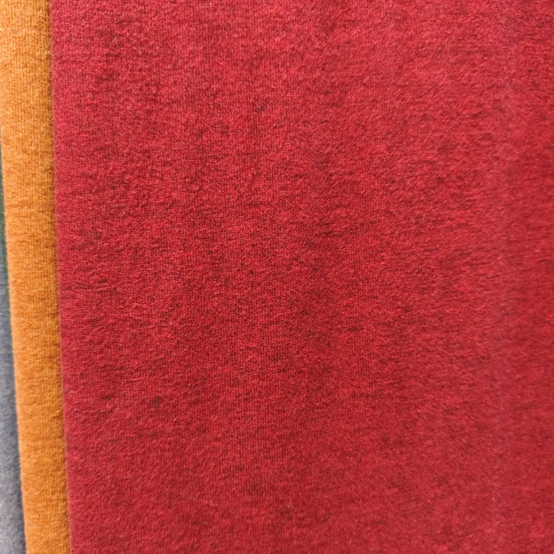 炫彩奥绒布料 酒红