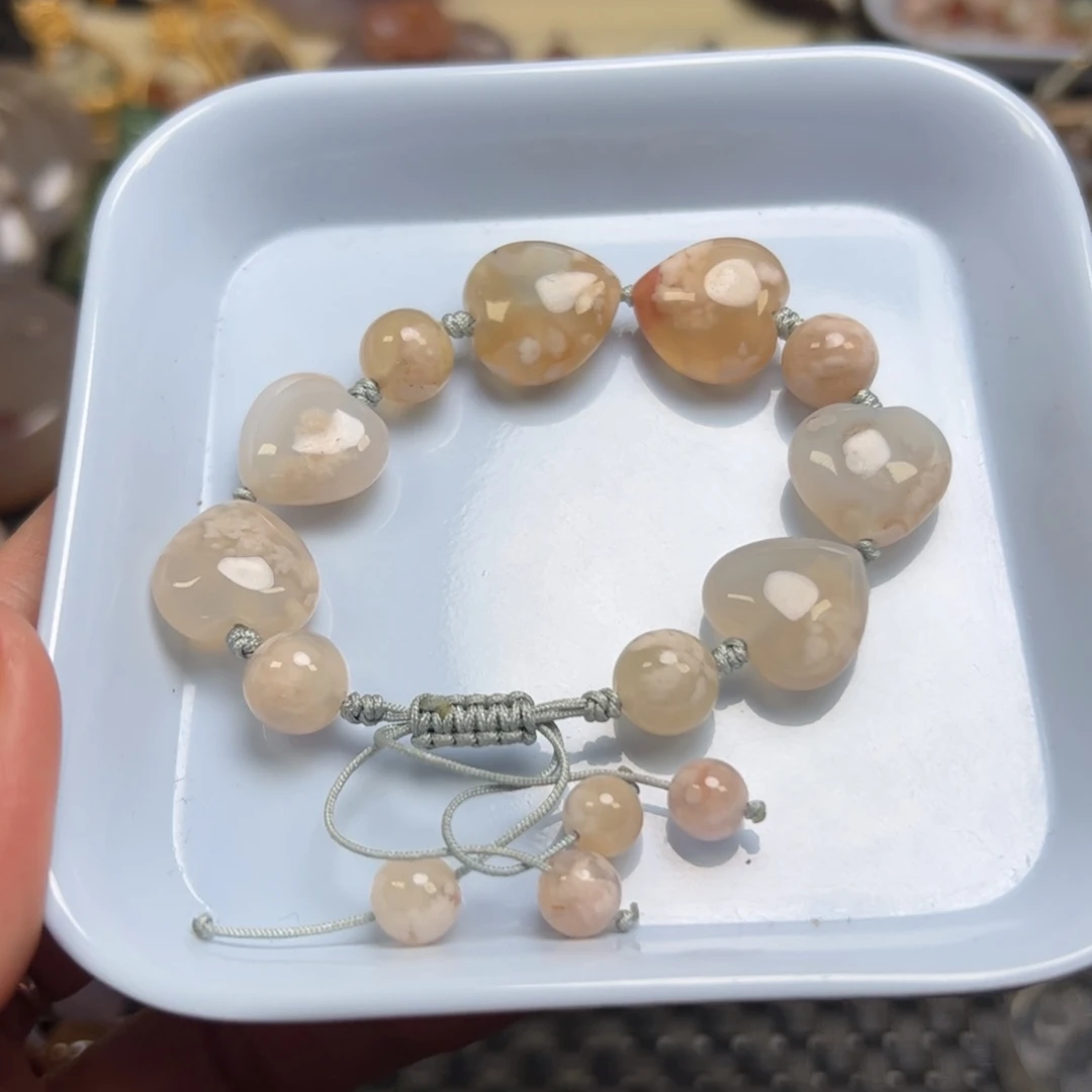 未镶嵌玛瑙/玉髓珠宝半成品