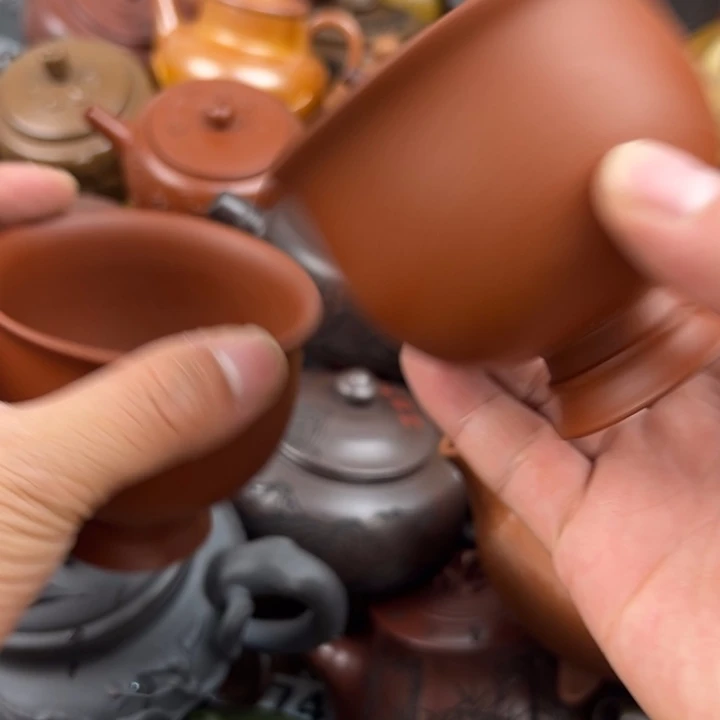 茶壶紫砂杯口失圆