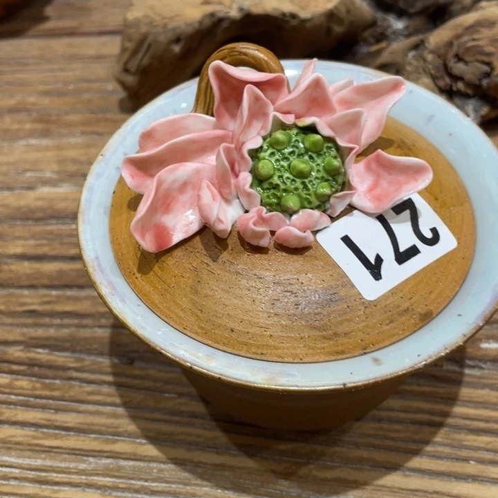 手工制作陶瓷茶具茶杯青蛙