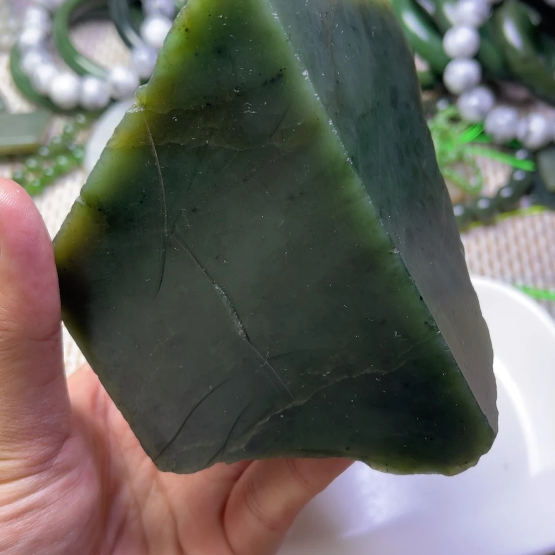 未镶嵌和田玉珠宝半成品