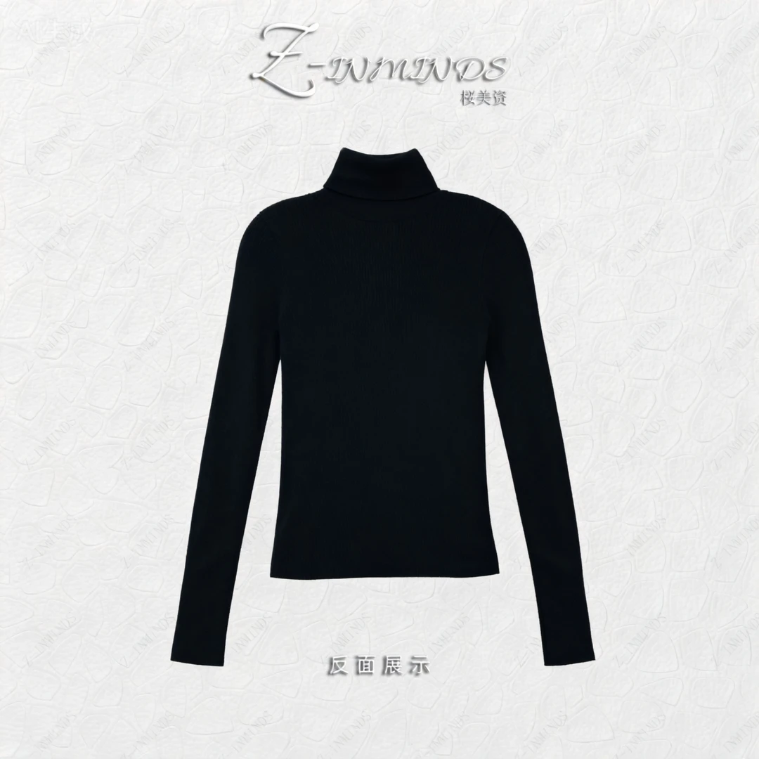 Z-INMINDS 高领打底衫黑色