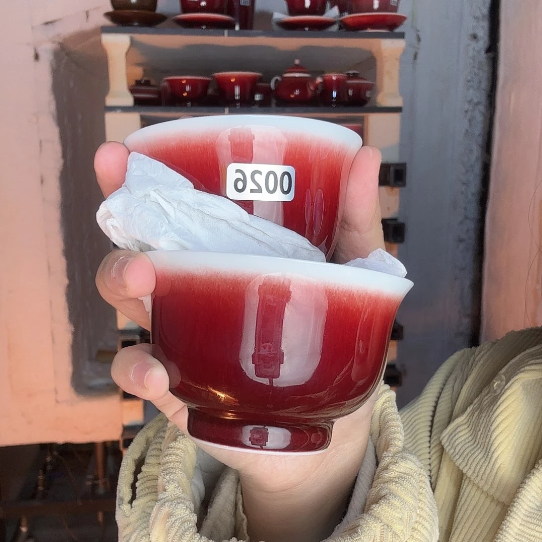 瓷片景德镇郎红陶瓷