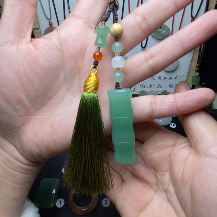 石英质玉套链未镶嵌萌****球