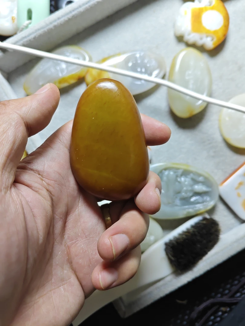 和田玉精品小手把