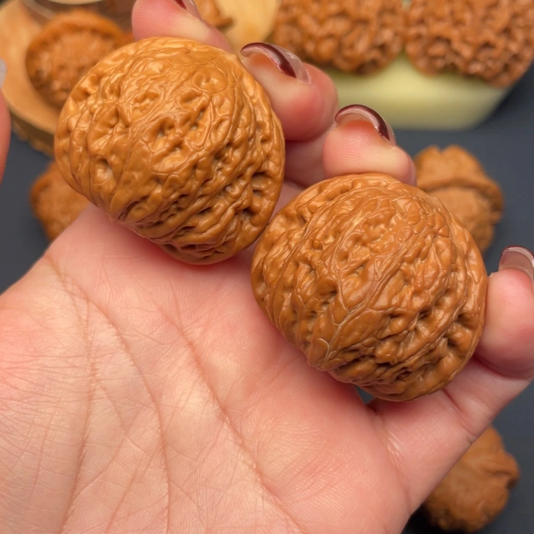 把件文玩核桃全品无修41三角铁