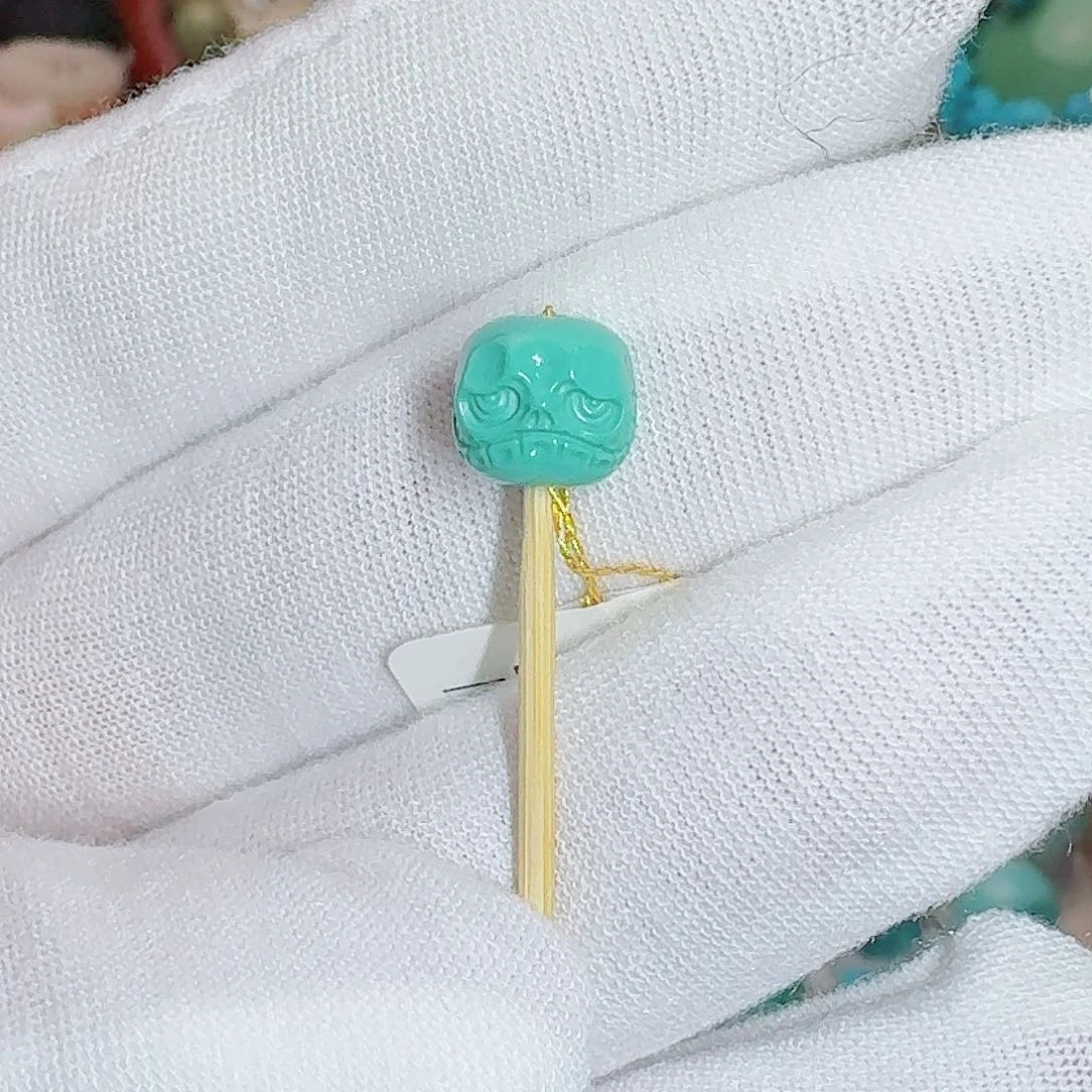 绿松石未镶嵌珠宝奇石精工阿呆