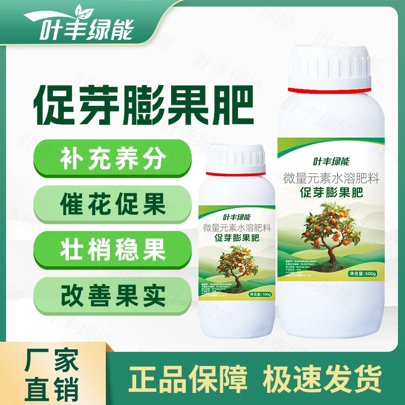 叶丰绿能促芽膨果肥果树专用肥微量元素水溶肥叶面肥促进果树发芽