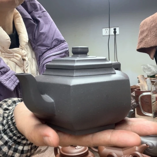 茶壶紫砂女*天青泥料