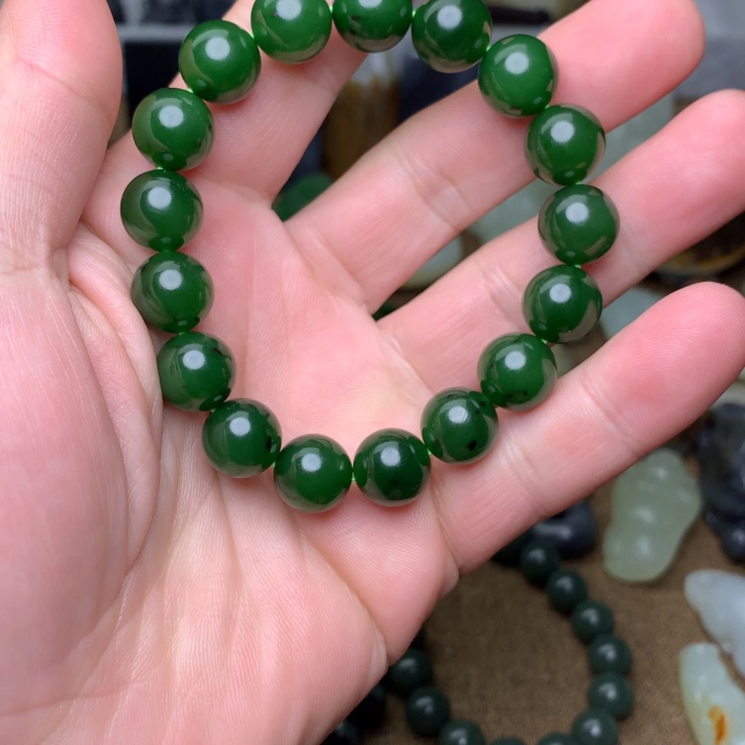 和田玉未镶嵌手链