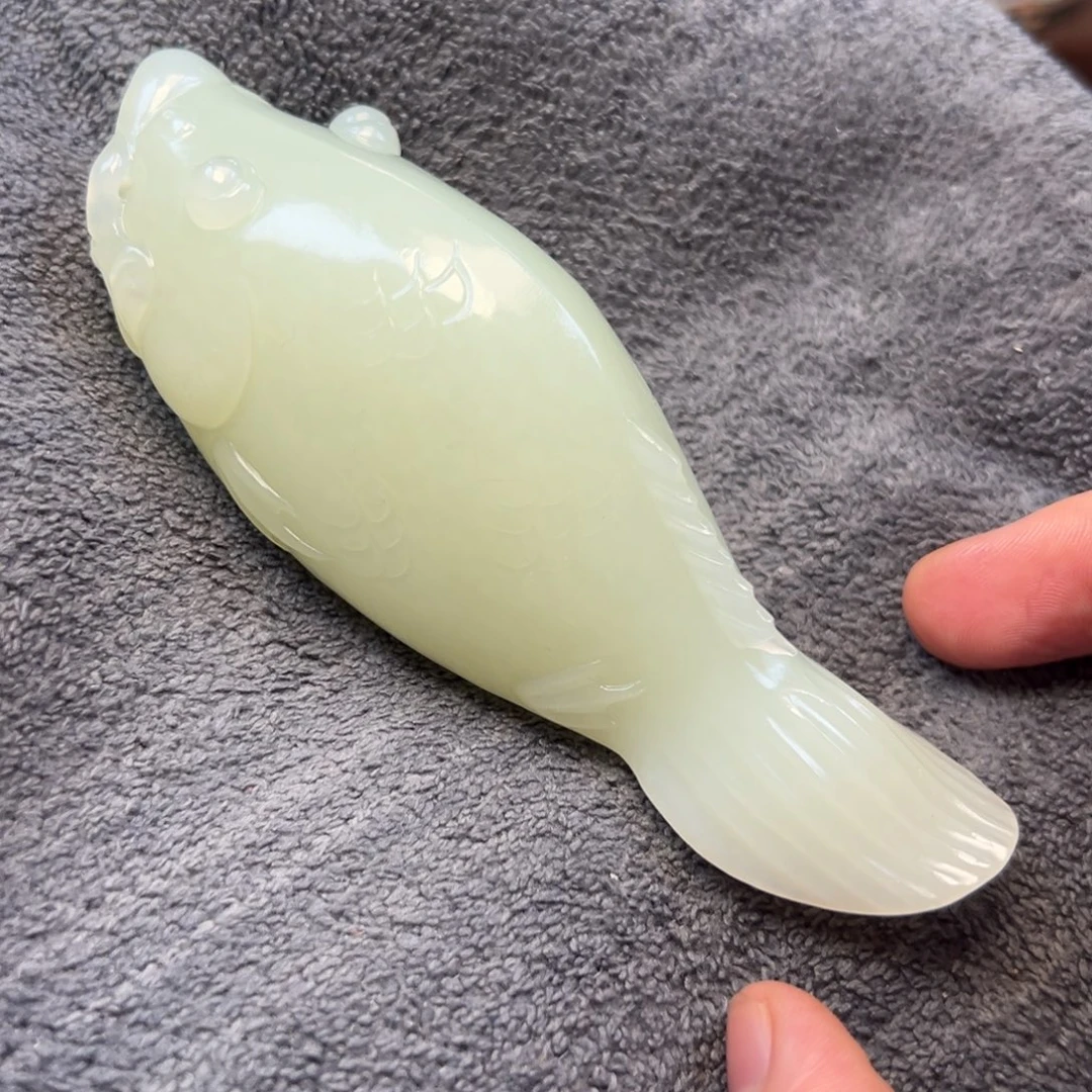 霖***和田玉未镶嵌挂件