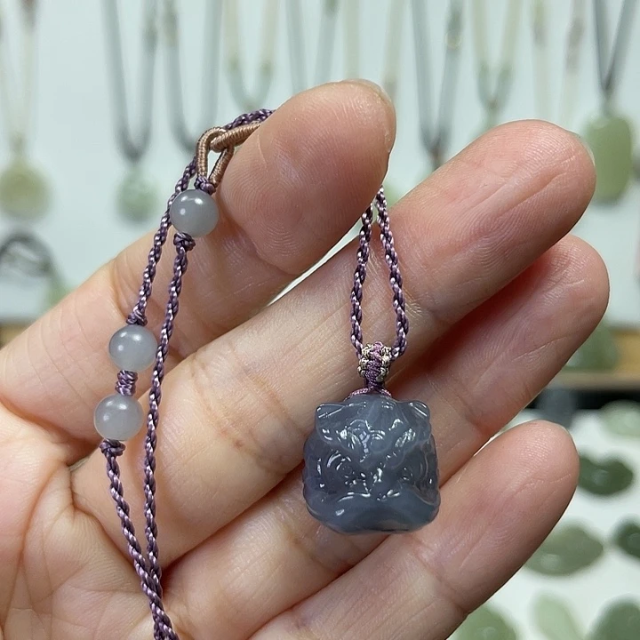 和田玉颈饰未镶嵌甜*