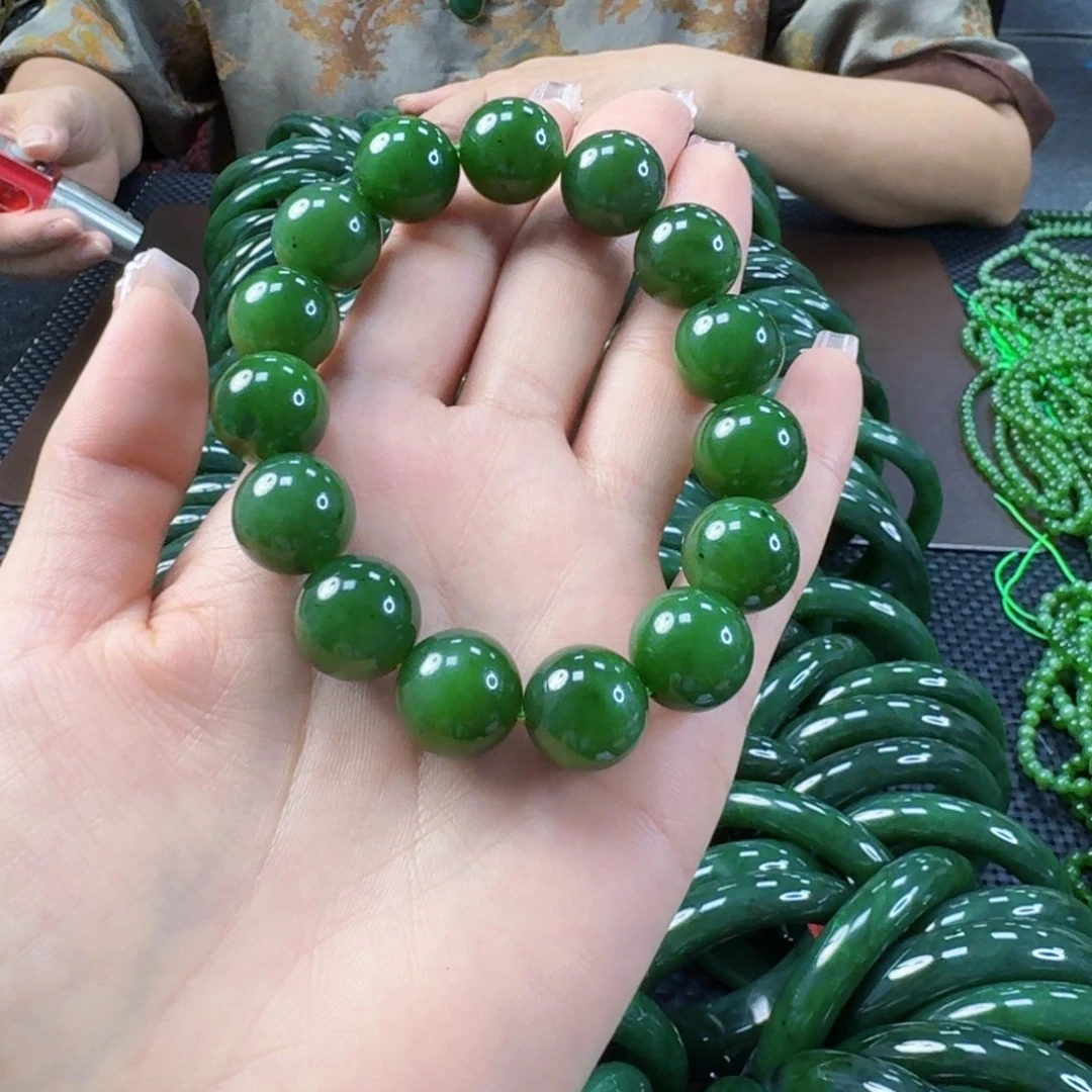 手链未镶嵌和田玉（碧玉）卡14