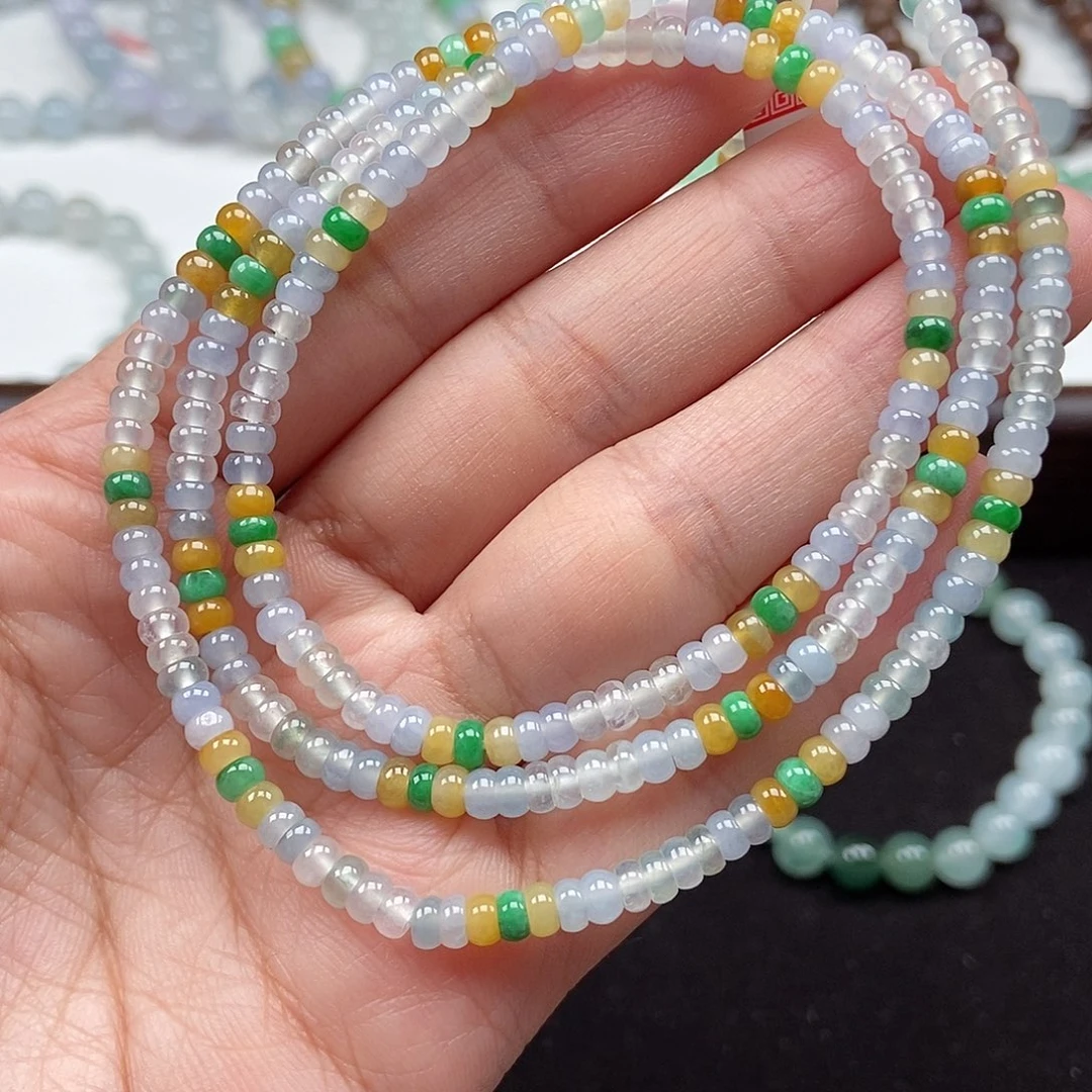 翡翠未镶嵌手串卡4