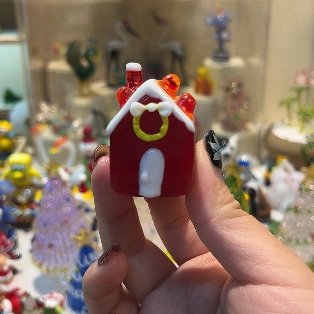 琉璃手工艺品房子