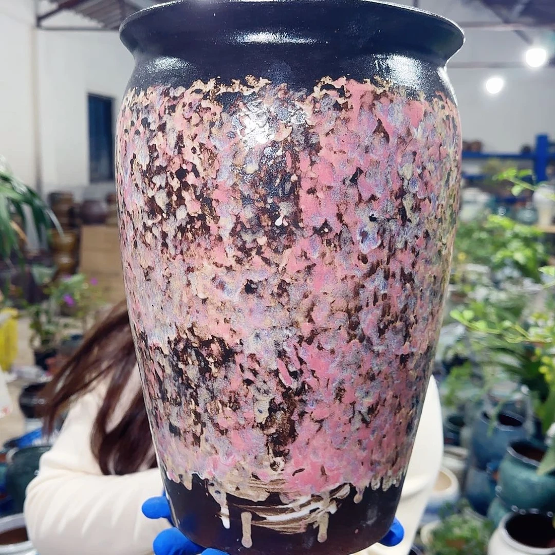 紫砂花盆高30口20