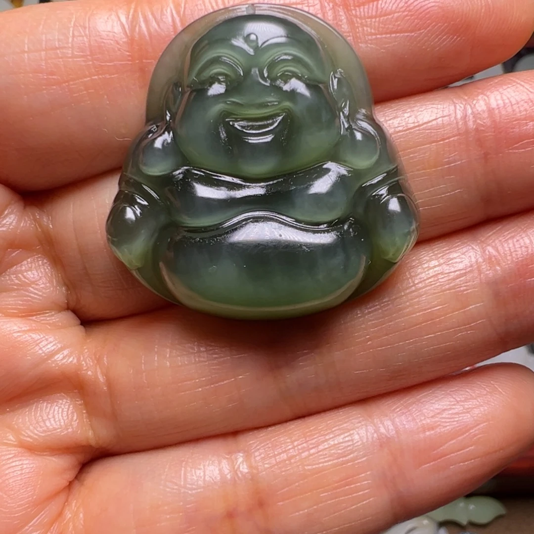 和田玉（碧玉）未镶嵌颈饰