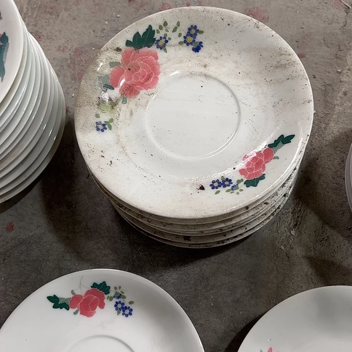 陶15公分飞碟杯碟杯碟