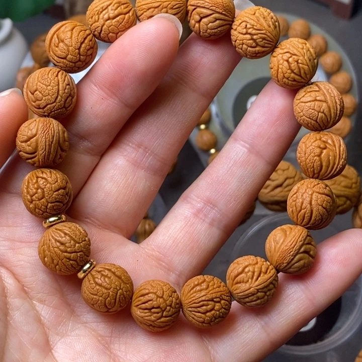 吊坠文玩核桃秦岭野生龙纹桃核13