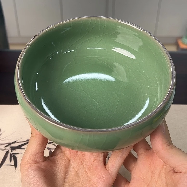 龙泉云间青瓷小米茶器
