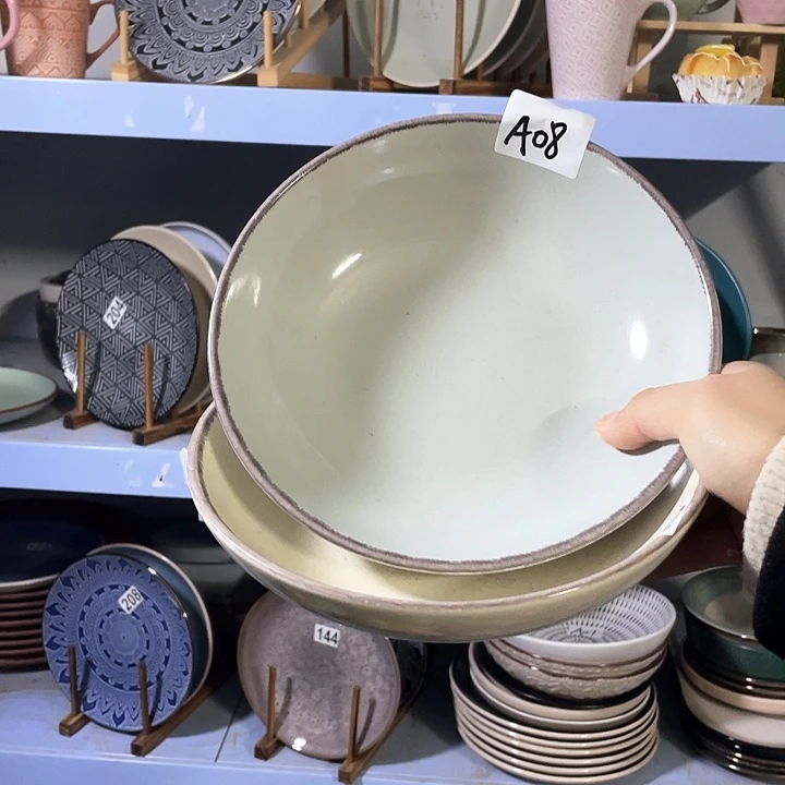 瓷2只高温釉下彩陶瓷餐具