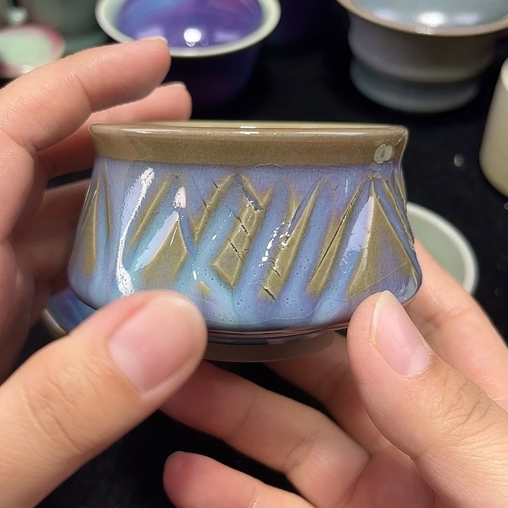 陶摆件钧窑茶器钧窑茶器