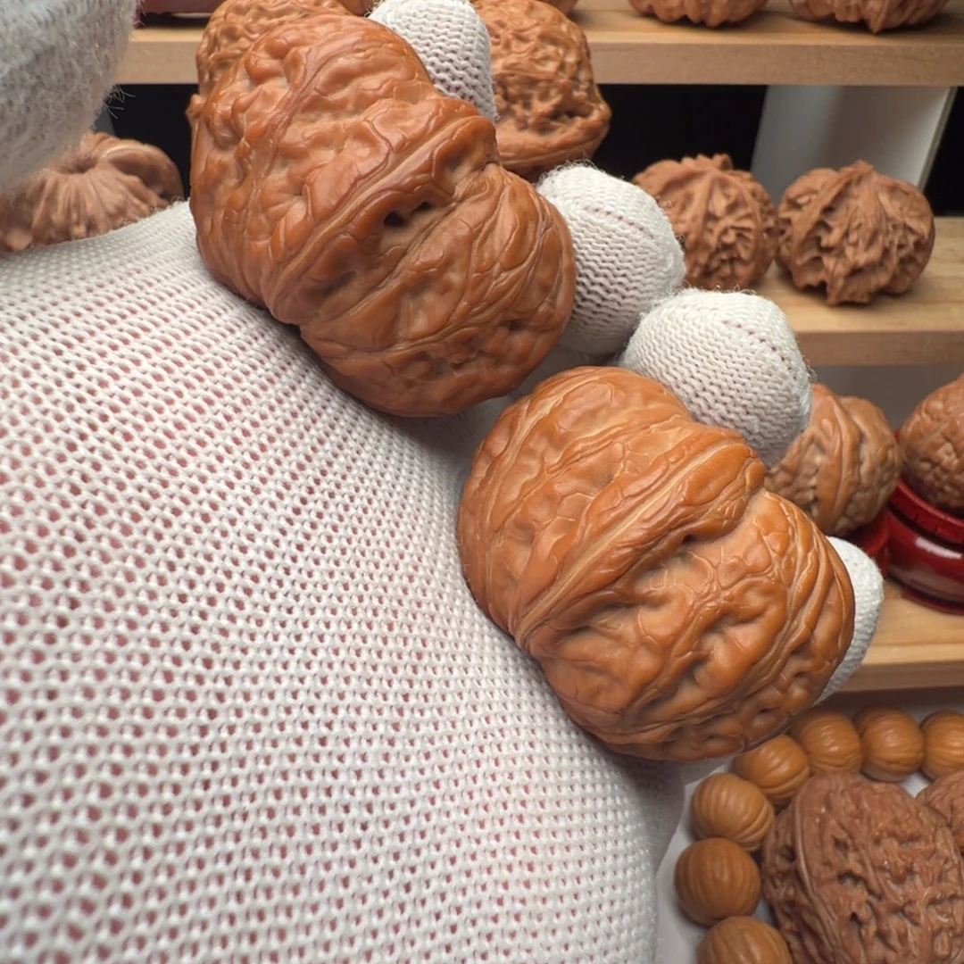 吊坠文玩核桃精品文物核桃链接