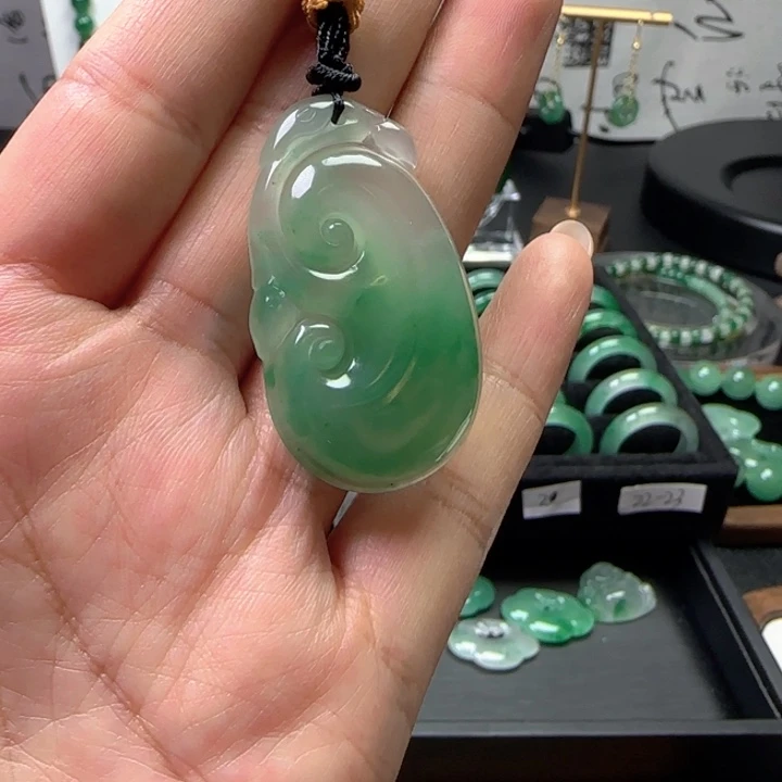 石英质玉（非洲翠），未镶嵌