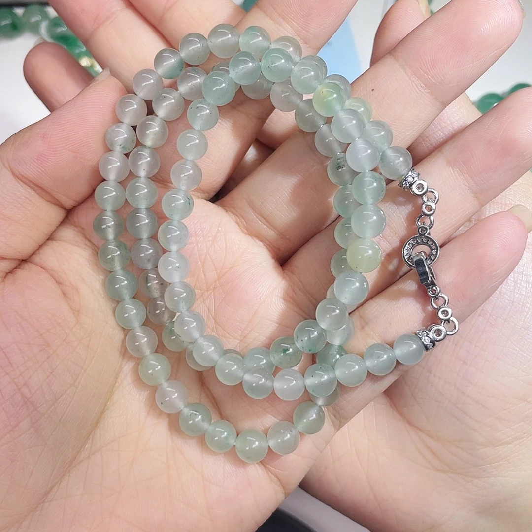 颈饰合金石英质玉6.8mm