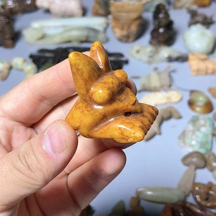 和田玉未镶嵌颈饰226