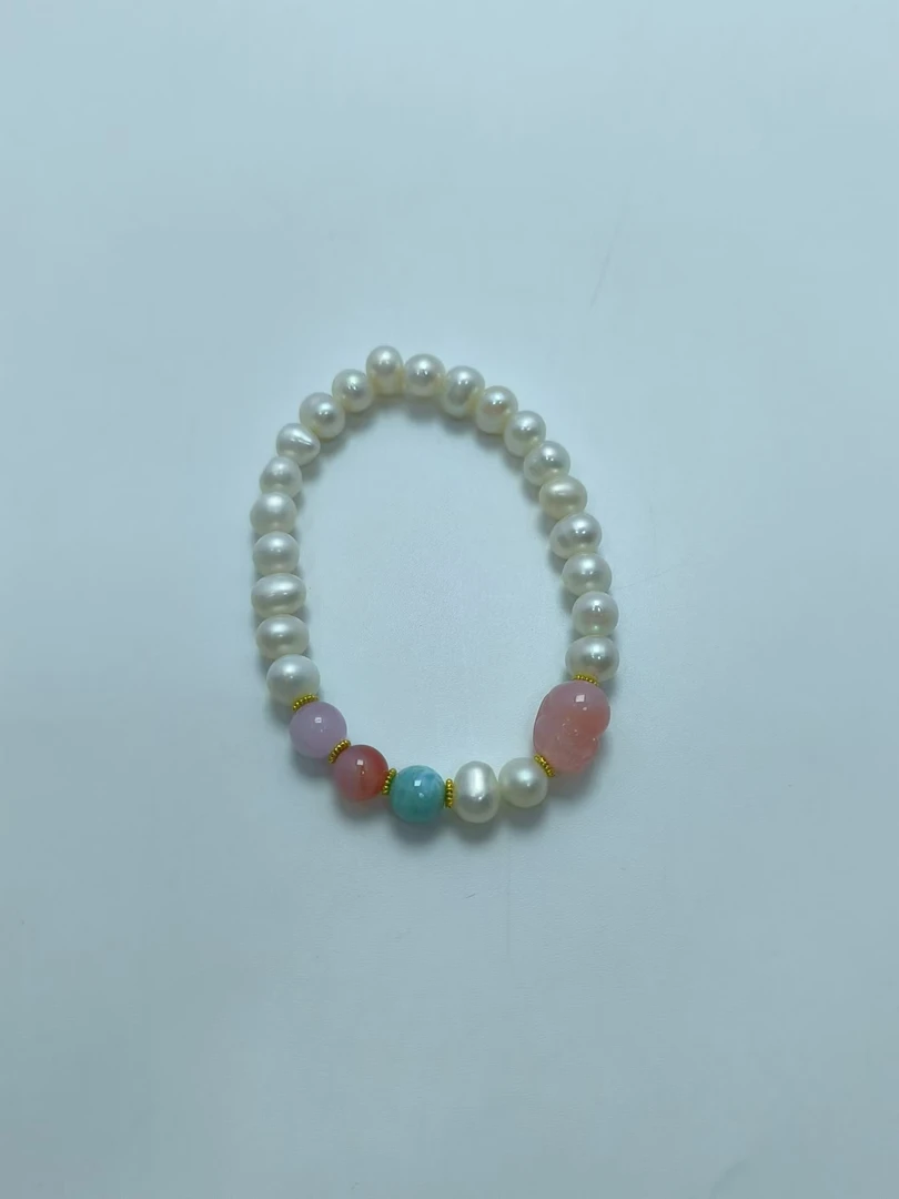 珍珠盐源貔貅手串 B6014 多样性发货其一 气质 时尚 经典 珠宝