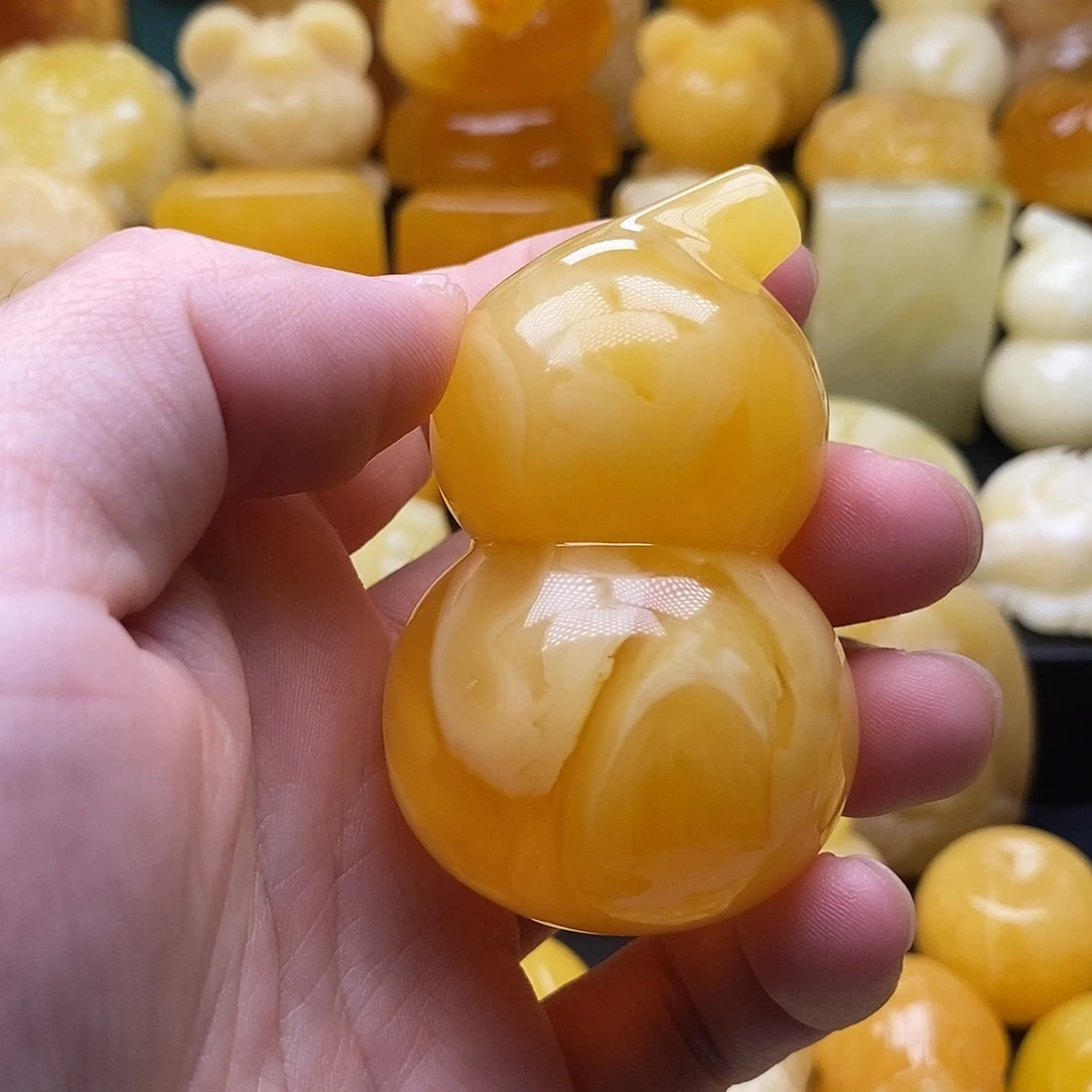 琥珀颈饰未镶嵌琥珀蜜蜡吊坠