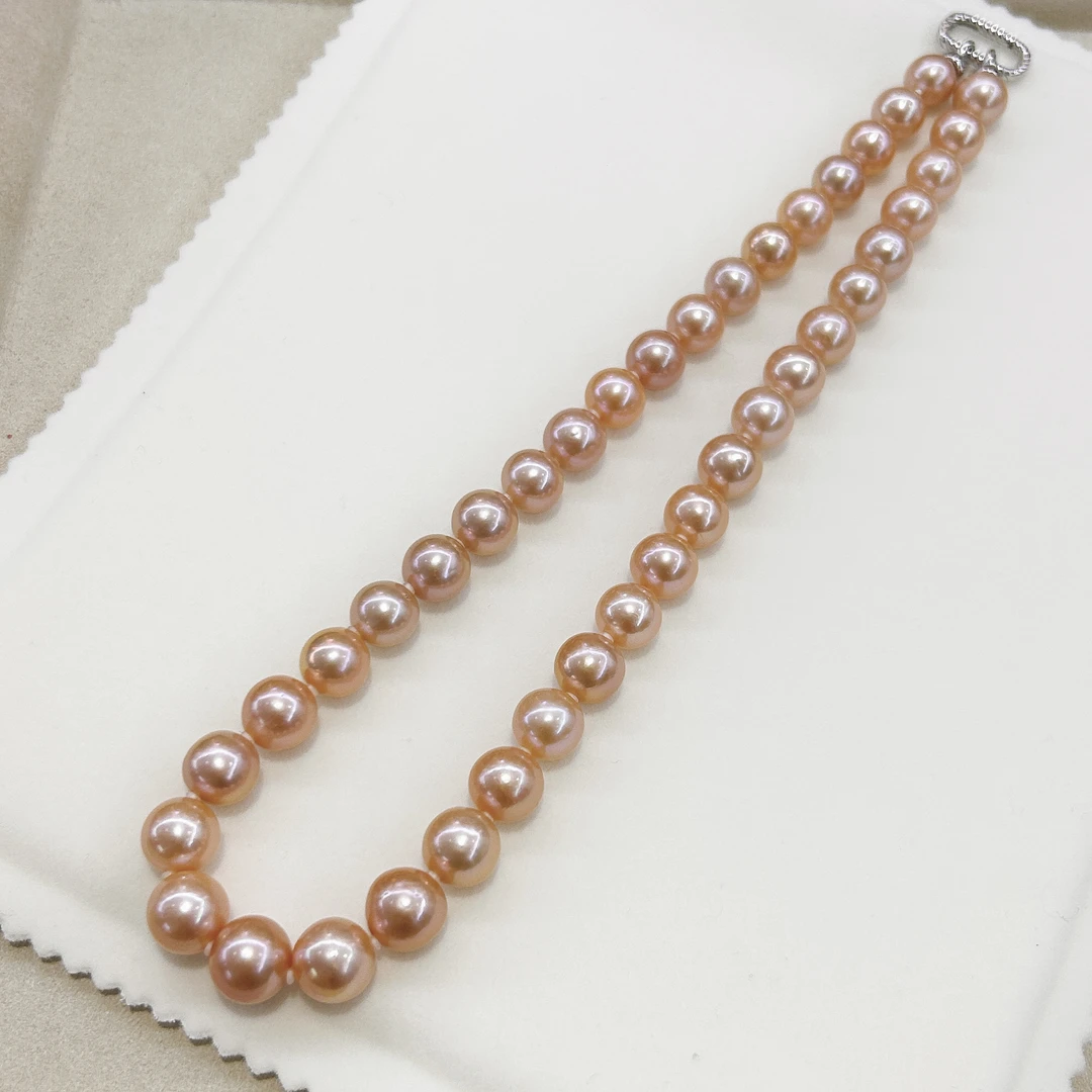 【罗伊伊推荐】淡水珍珠项链 9-12mm S925银 DX0168