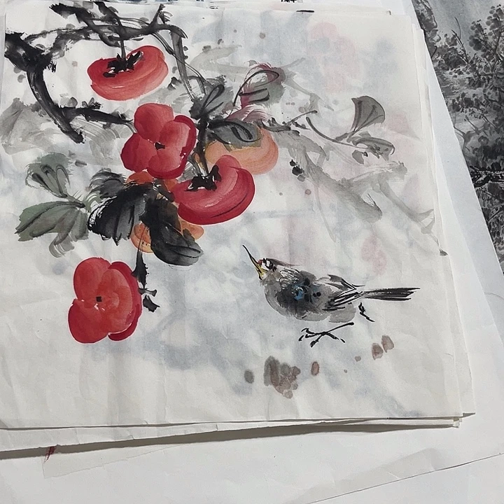 姜奇老师花鸟作品33×33