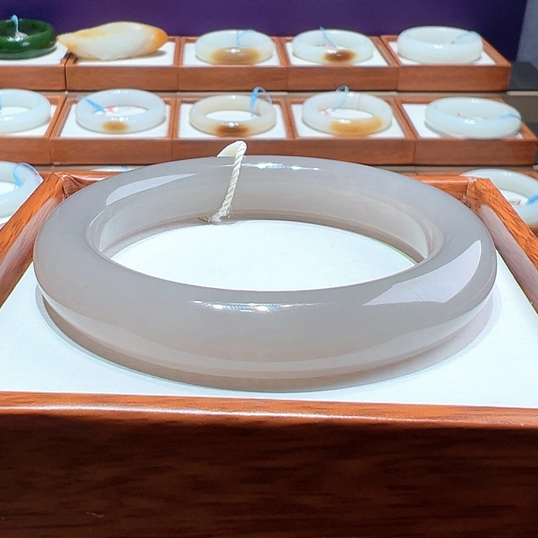 和田玉手镯 56 57未镶嵌