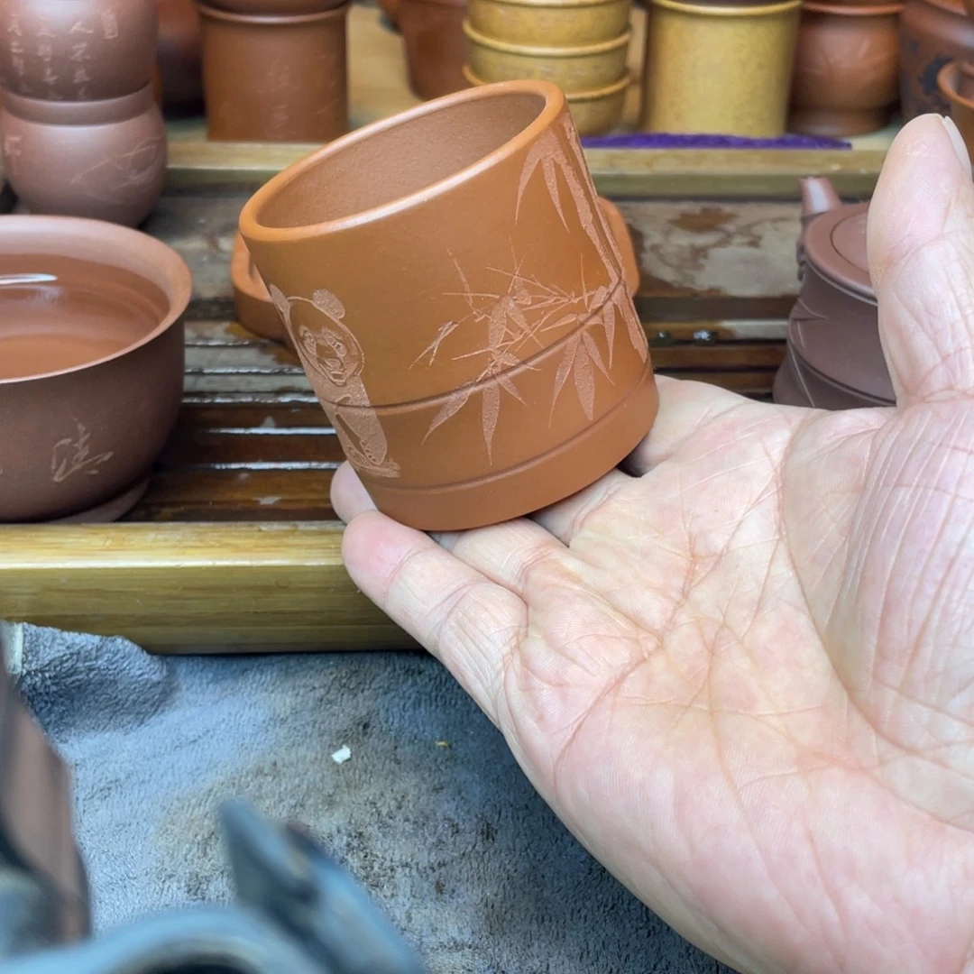 紫砂茶壶原矿赵庄朱泥