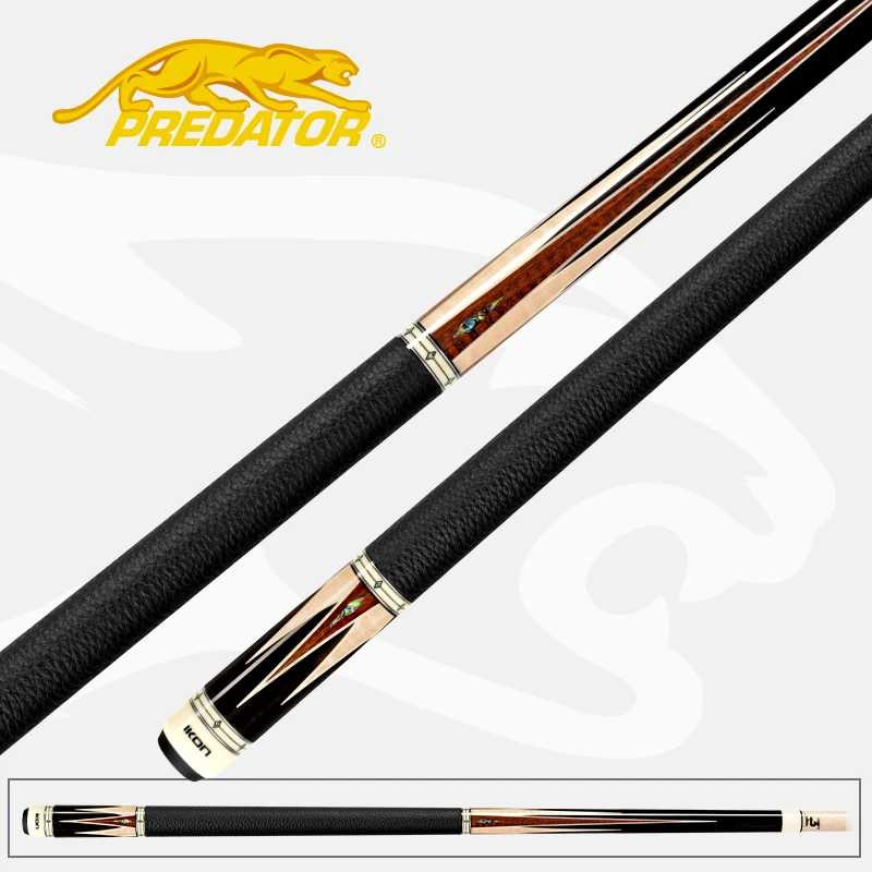 predator/美洲豹台球杆IKON4中式黑八美式九球大头球杆官方正品