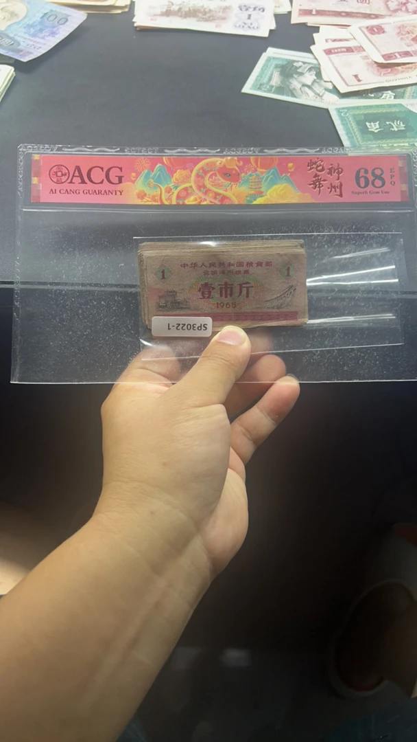 【大军】旧票全国通用粮票一市斤十张