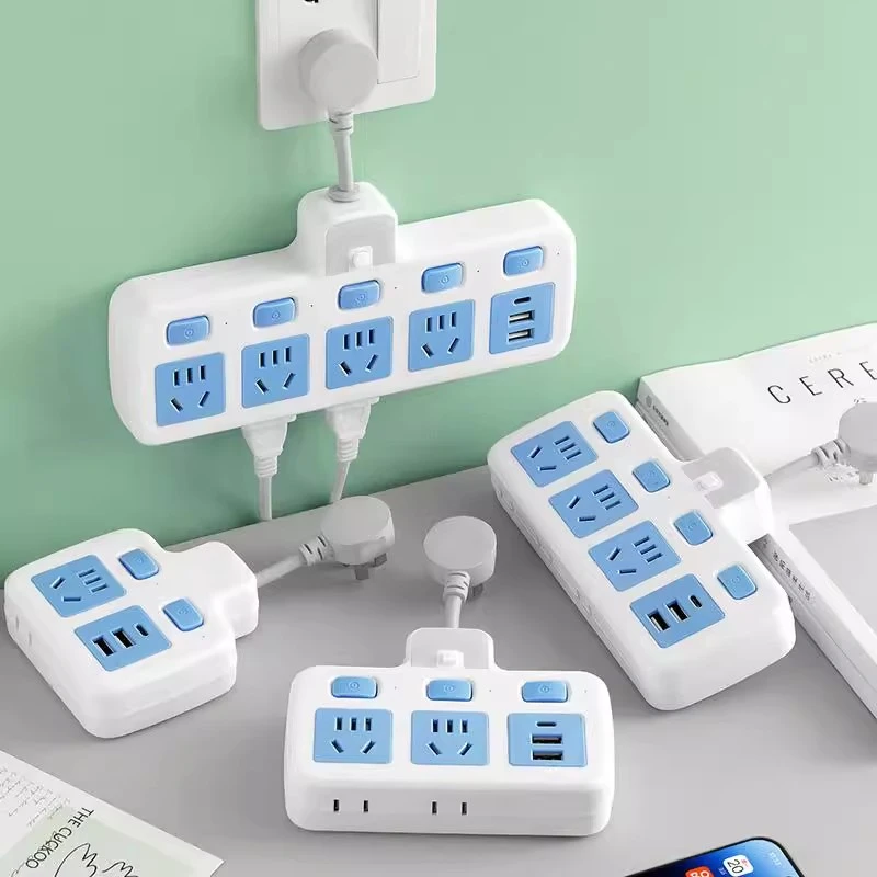 公牛适用一转三独立开关插座转换器插头排插板面板多孔扩展插线板