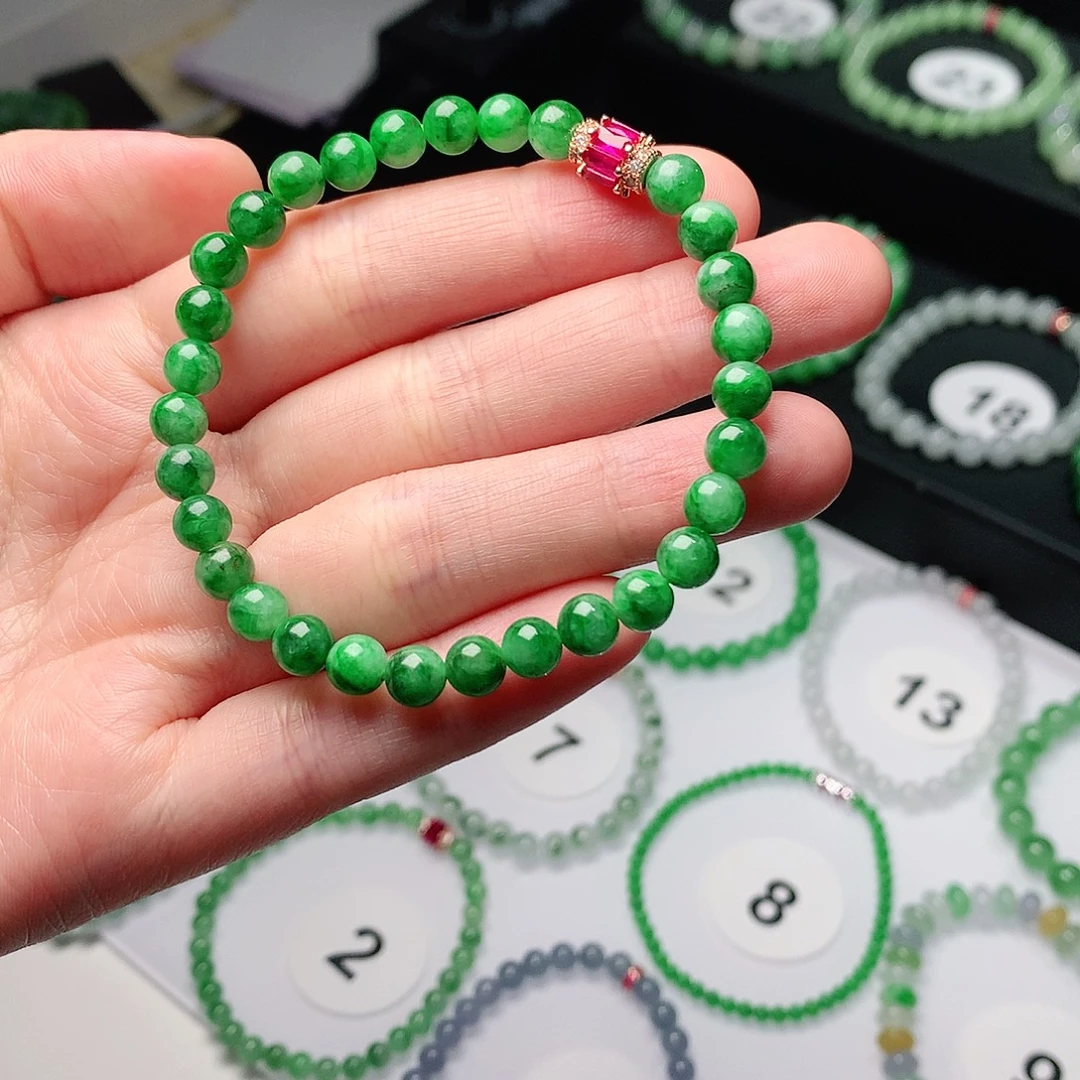 翡翠未镶嵌手链翡翠