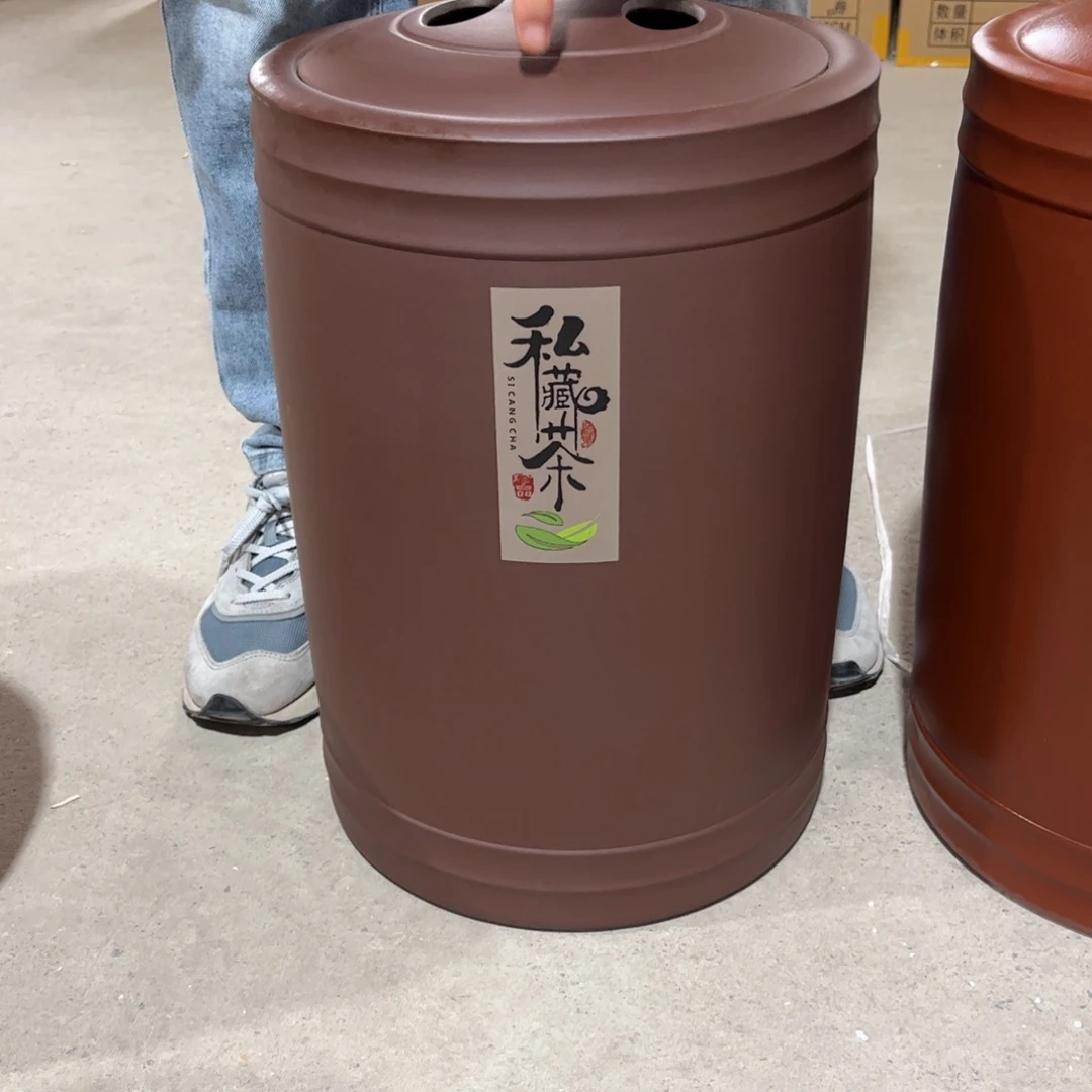 紫砂茶叶罐23 饼茶叶罐